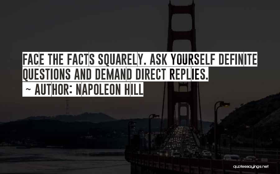Truth Facts Quotes By Napoleon Hill