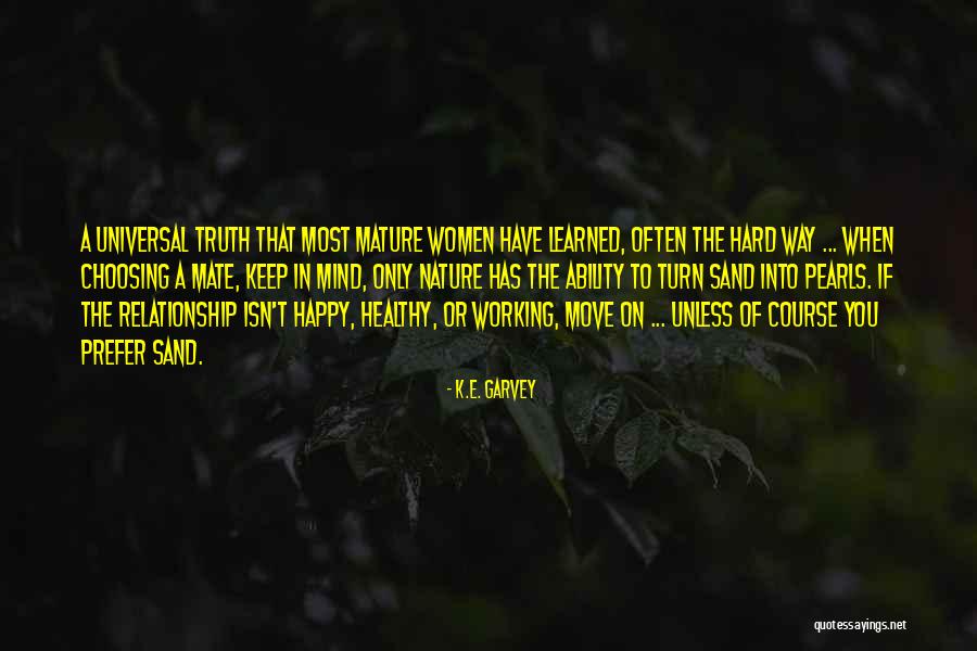 Truth In Relationship Quotes By K.E. Garvey Truth In Relationship Quotes By K.E. Garvey