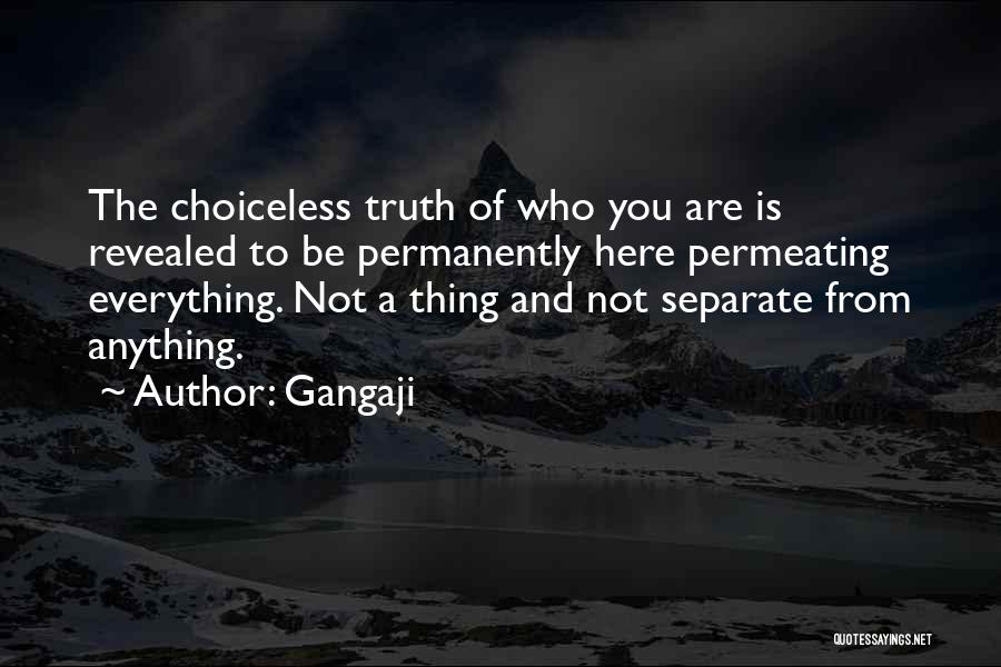 Truth Is Revealed Quotes By Gangaji