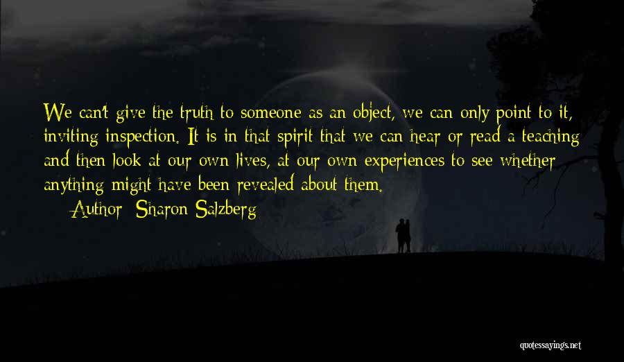 Truth Is Revealed Quotes By Sharon Salzberg