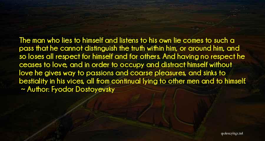 Truth Love Lies Quotes By Fyodor Dostoyevsky