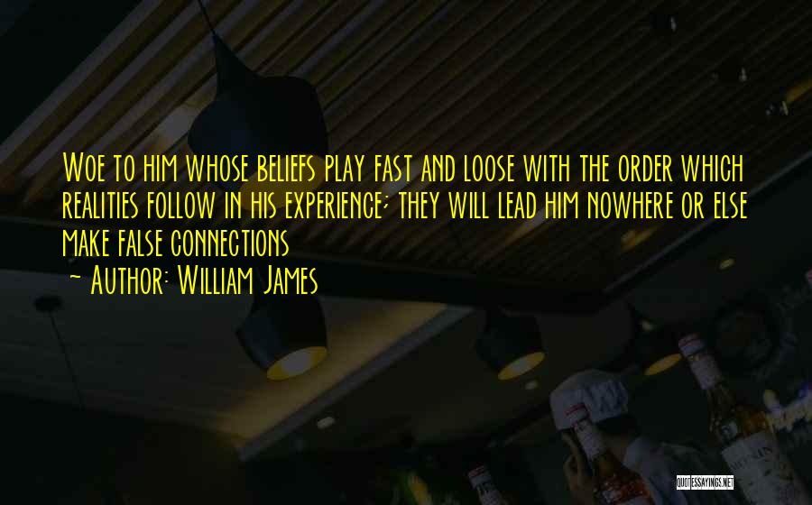 Truth Or False Quotes By William James