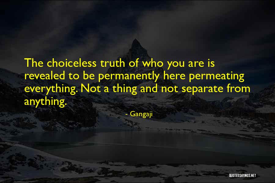 Truth Revealed Quotes By Gangaji