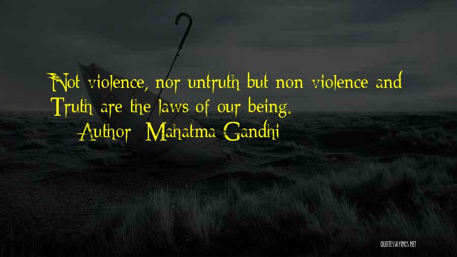 Truth Untruth Quotes By Mahatma Gandhi