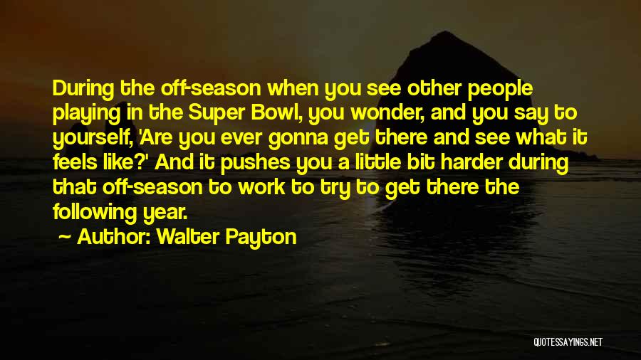 Try A Little Harder Quotes By Walter Payton