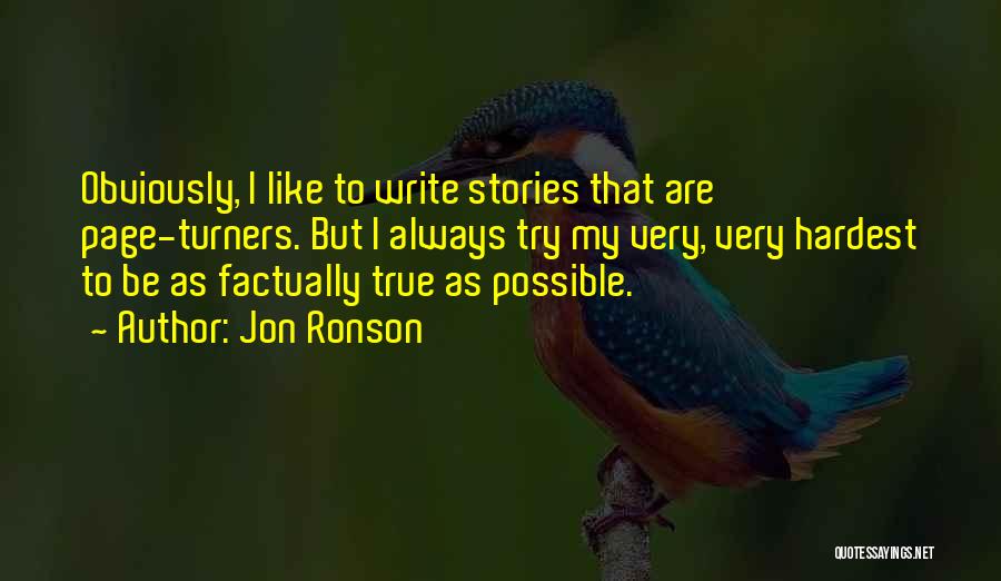 Try My Hardest Quotes By Jon Ronson