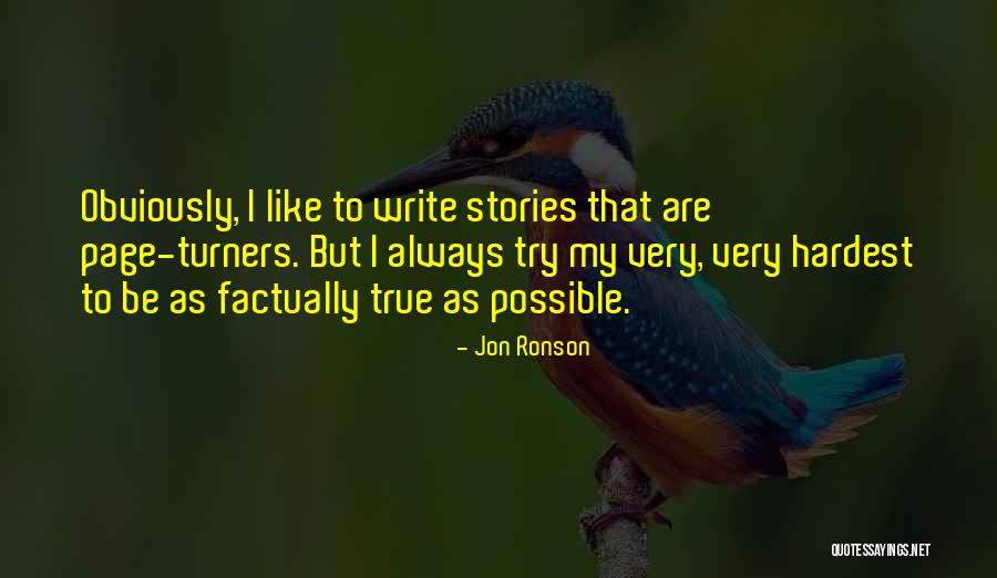 Try My Hardest Quotes By Jon Ronson