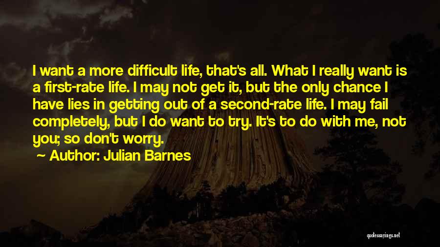 Try Not To Fail Quotes By Julian Barnes