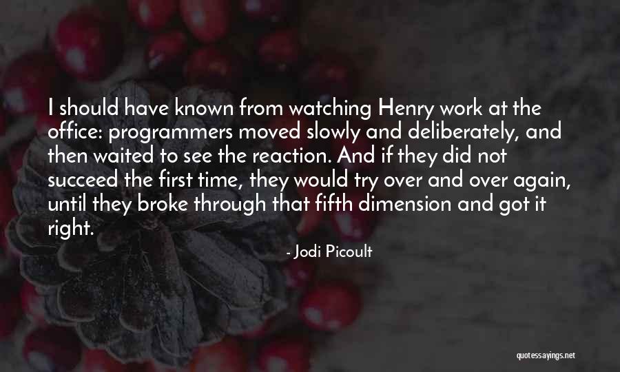 Try Till You Succeed Quotes By Jodi Picoult Try Till You Succeed Quotes By Jodi Picoult