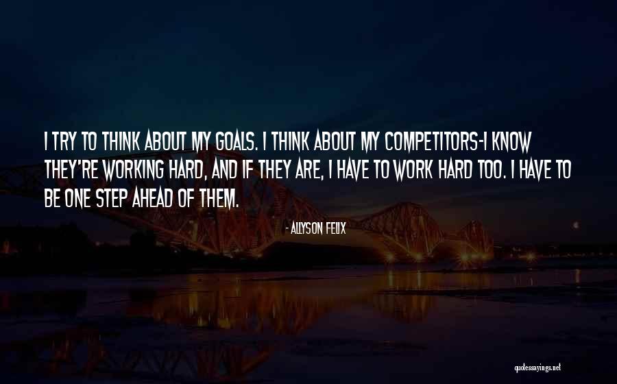 Try Too Hard Quotes By Allyson Felix Try Too Hard Quotes By Allyson Felix