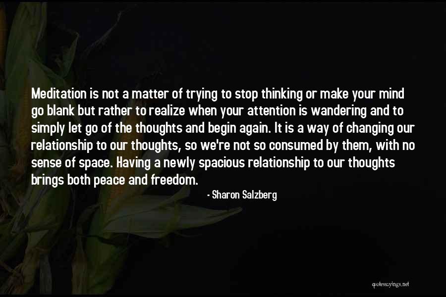 Trying Again In Relationship Quotes By Sharon Salzberg