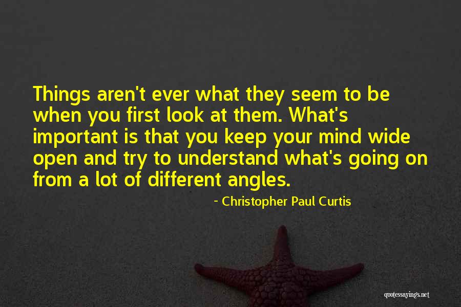 Trying Different Things Quotes By Christopher Paul Curtis Trying Different Things Quotes By Christopher Paul Curtis