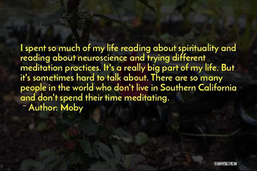 Trying Hard In Life Quotes By Moby