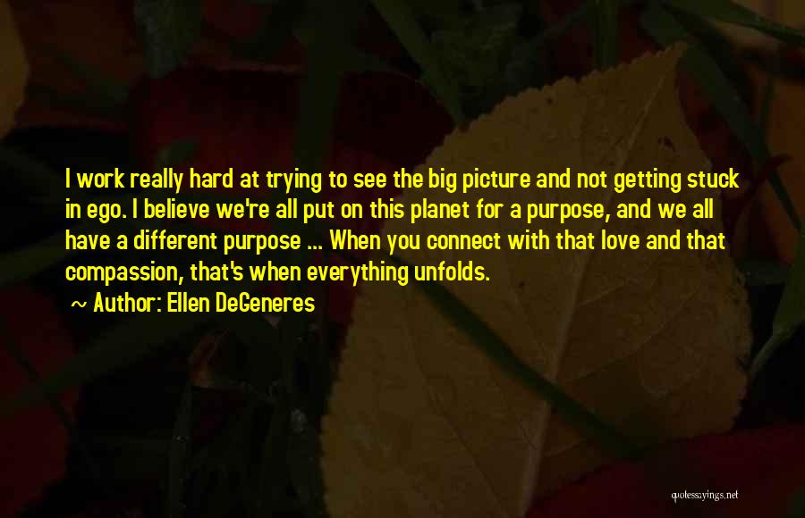 Trying Hard To Love You Quotes By Ellen DeGeneres