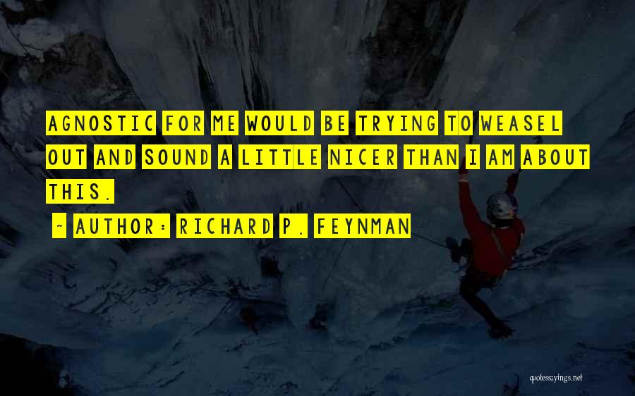 Trying Quotes By Richard P. Feynman