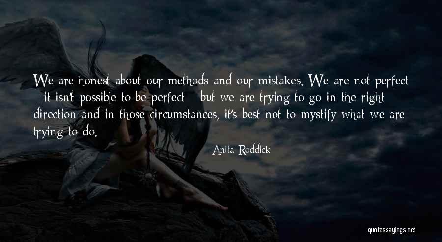 Trying The Best Quotes By Anita Roddick Trying The Best Quotes By Anita Roddick