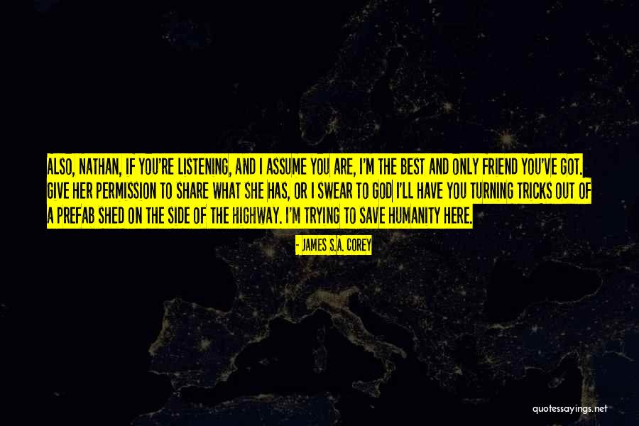 Trying The Best Quotes By James S.A. Corey Trying The Best Quotes By James S.A. Corey