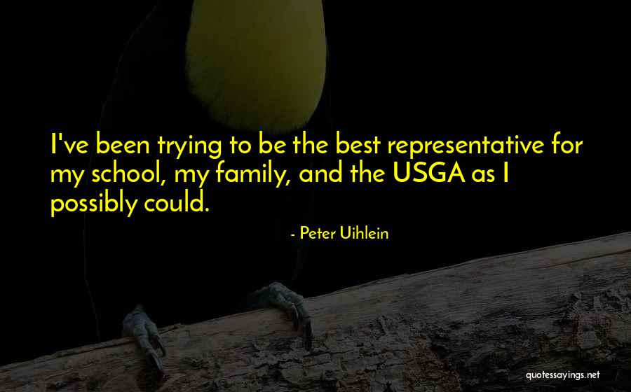 Trying The Best Quotes By Peter Uihlein