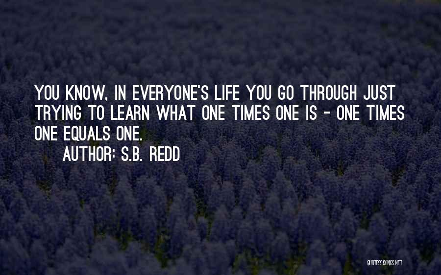 Trying Times In Life Quotes By S.B. Redd