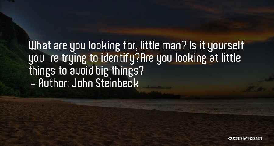 Trying To Avoid You Quotes By John Steinbeck