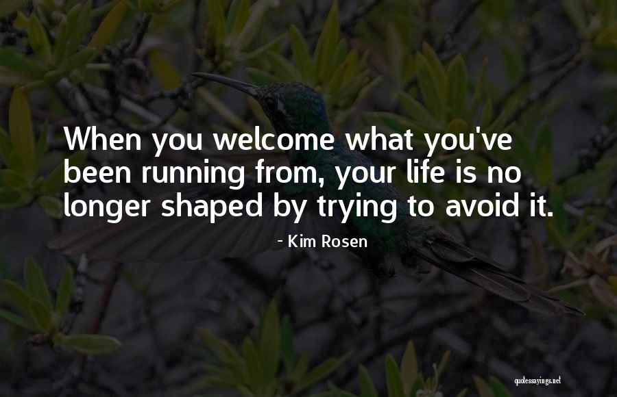 Trying To Avoid You Quotes By Kim Rosen