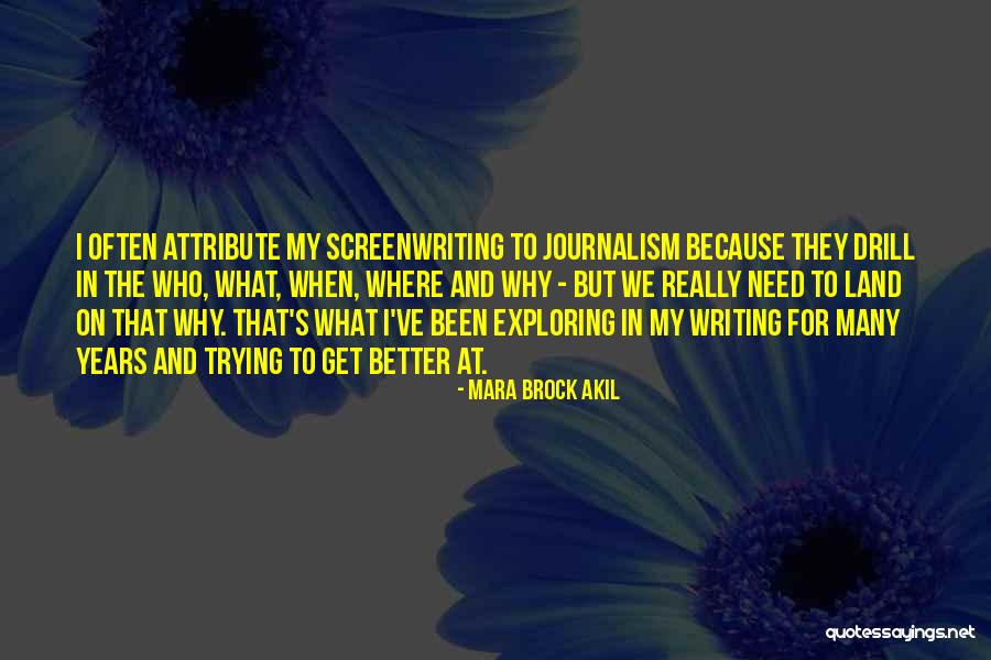 Trying To Be Better Than Others Quotes By Mara Brock Akil Trying To Be Better Than Others Quotes By Mara Brock Akil