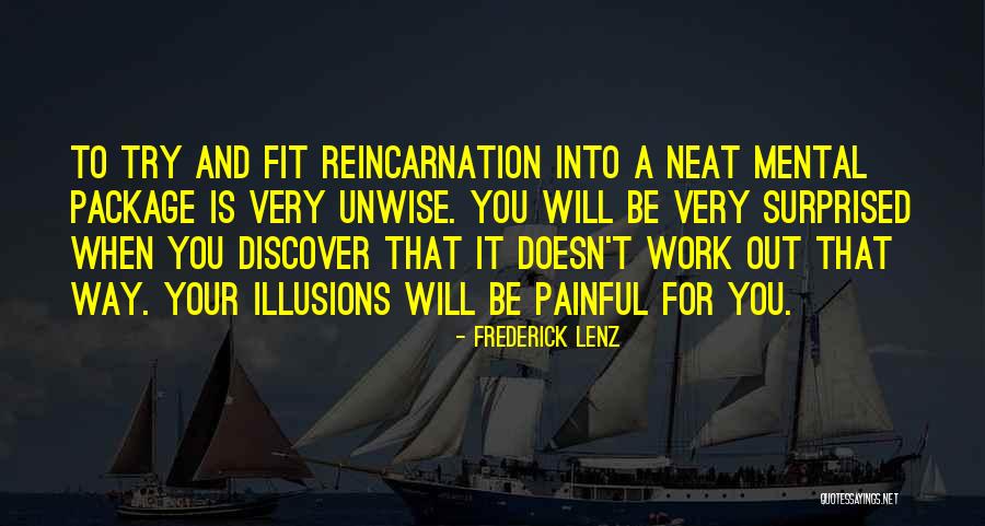 Trying To Be Fit Quotes By Frederick Lenz