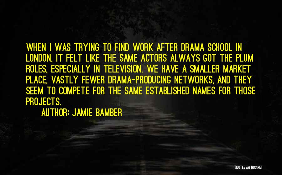 Trying To Compete Quotes By Jamie Bamber