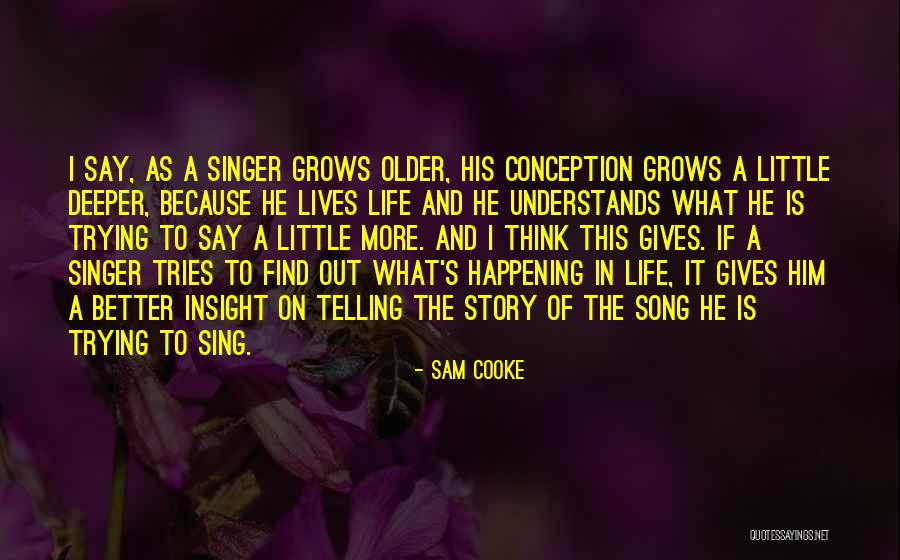 Trying To Find Quotes By Sam Cooke