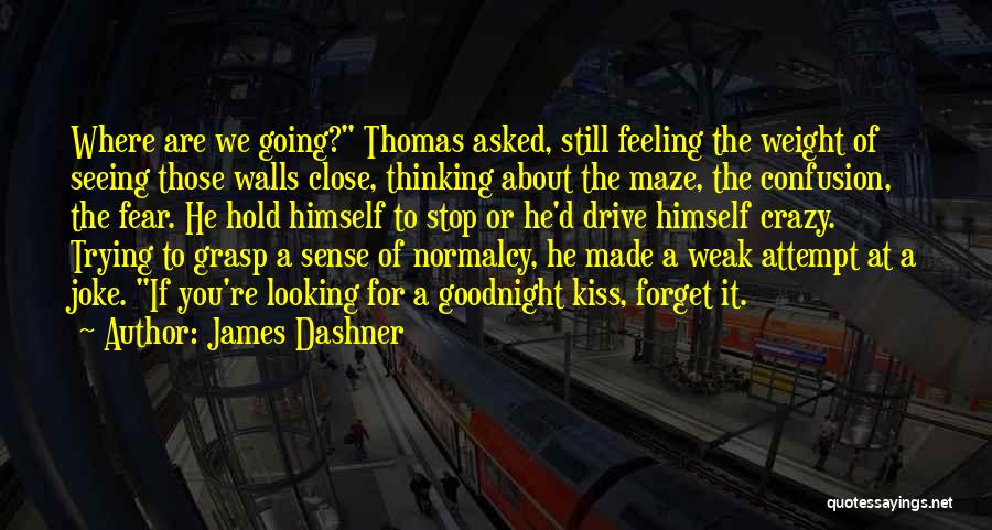 Trying To Forget You Quotes By James Dashner