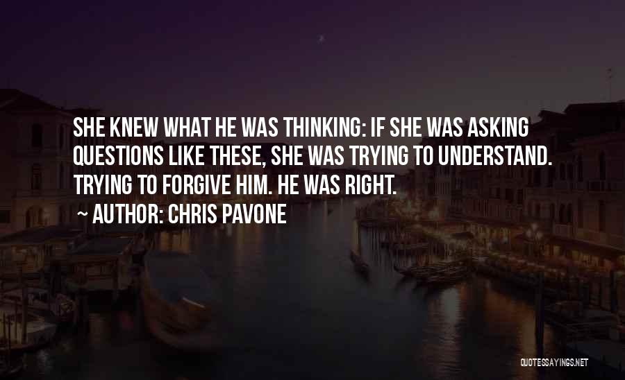Trying To Forgive Quotes By Chris Pavone