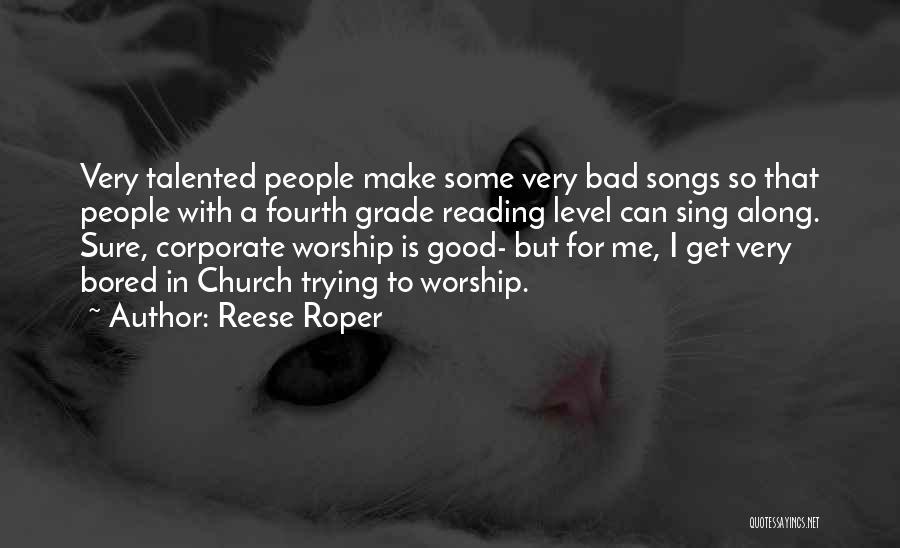 Trying To Get Along Quotes By Reese Roper