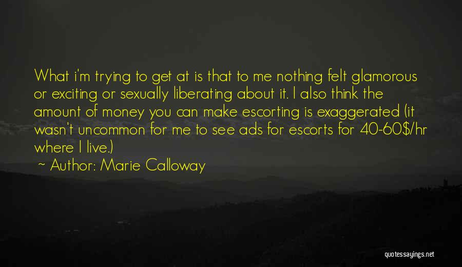 Trying To Get Money Quotes By Marie Calloway