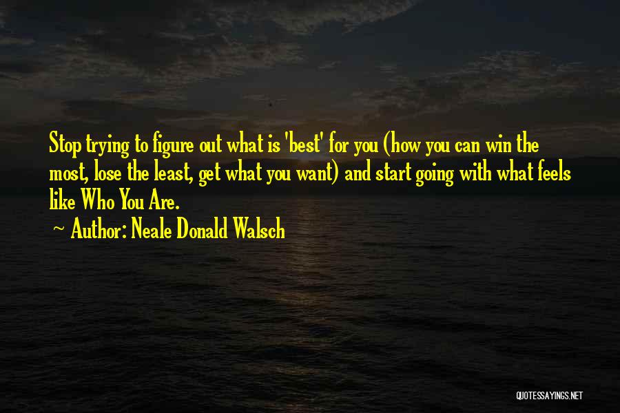 Trying To Get What You Want Quotes By Neale Donald Walsch