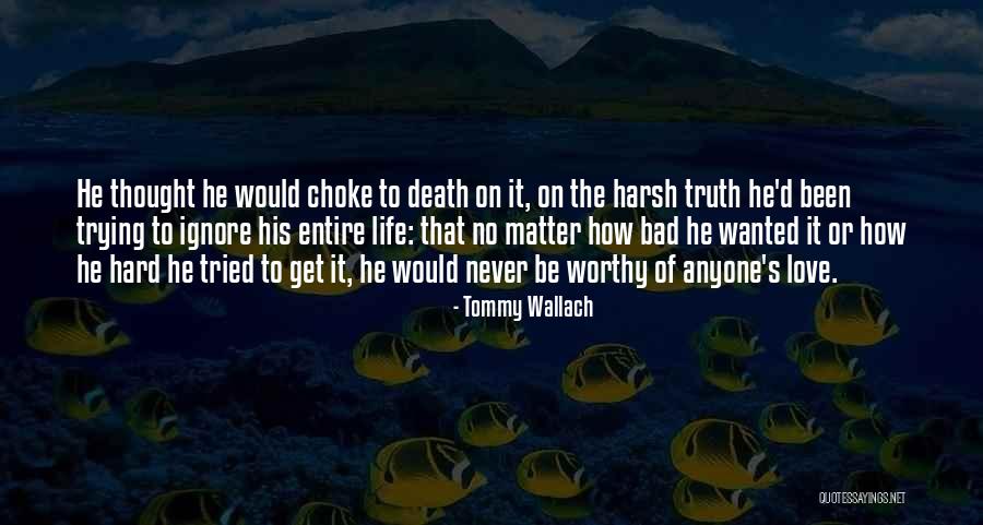 Trying To Ignore Someone You Love Quotes By Tommy Wallach Trying To Ignore Someone You Love Quotes By Tommy Wallach