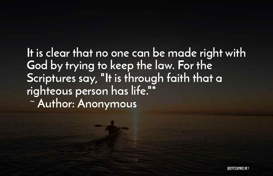 Trying To Keep Faith Quotes By Anonymous