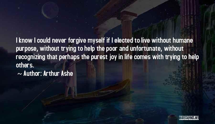 Trying To Live Life Quotes By Arthur Ashe