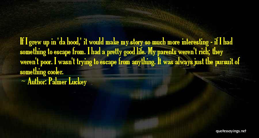 Trying To Make It Out The Hood Quotes By Palmer Luckey