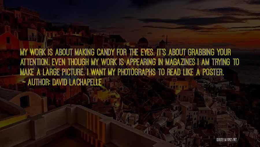Trying To Make It Work Quotes By David LaChapelle