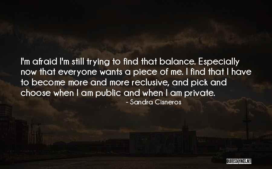 Trying To Pick Yourself Up Quotes By Sandra Cisneros