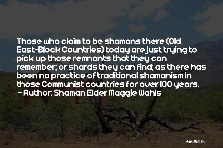 Trying To Pick Yourself Up Quotes By Shaman Elder Maggie Wahls