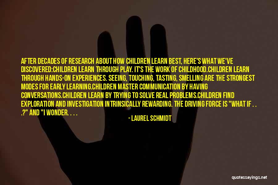 Trying To Solve Problems Quotes By Laurel Schmidt Trying To Solve Problems Quotes By Laurel Schmidt