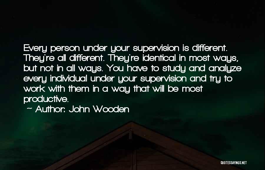 Trying To Study Quotes By John Wooden