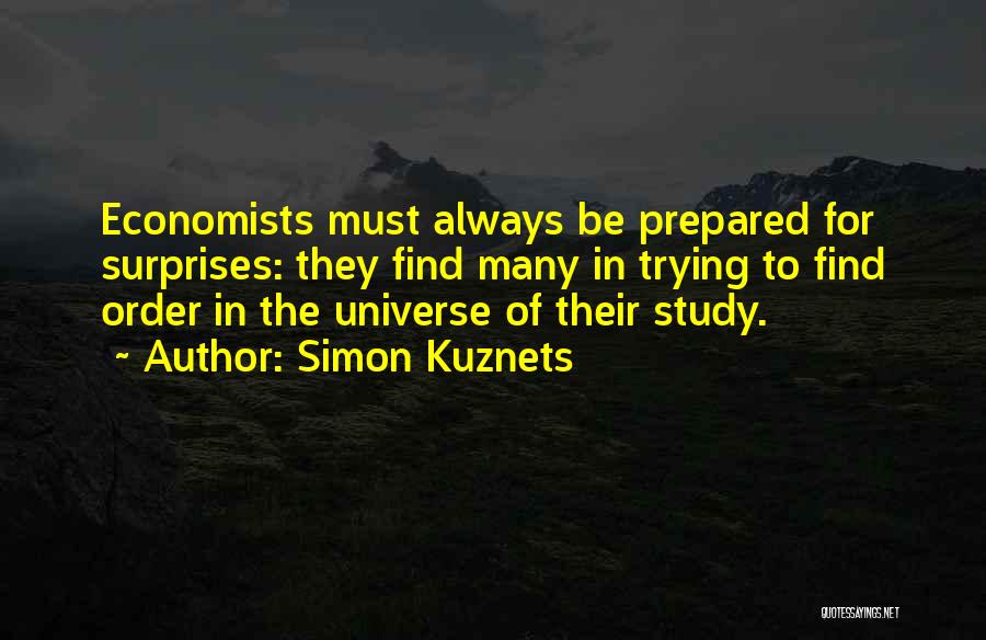 Trying To Study Quotes By Simon Kuznets