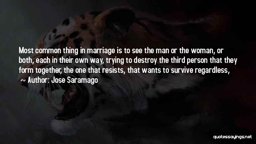 Trying To Survive Quotes By Jose Saramago