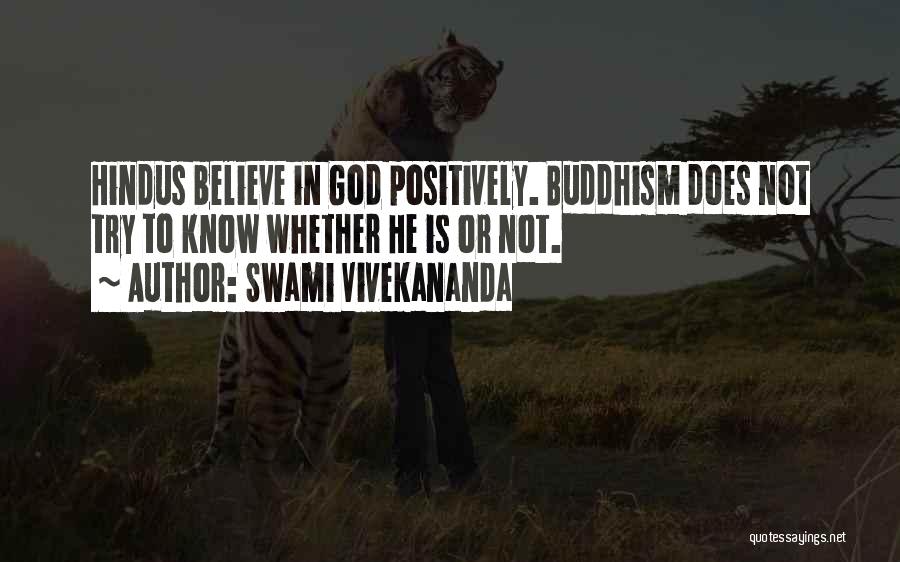 Trying To Think Positively Quotes By Swami Vivekananda