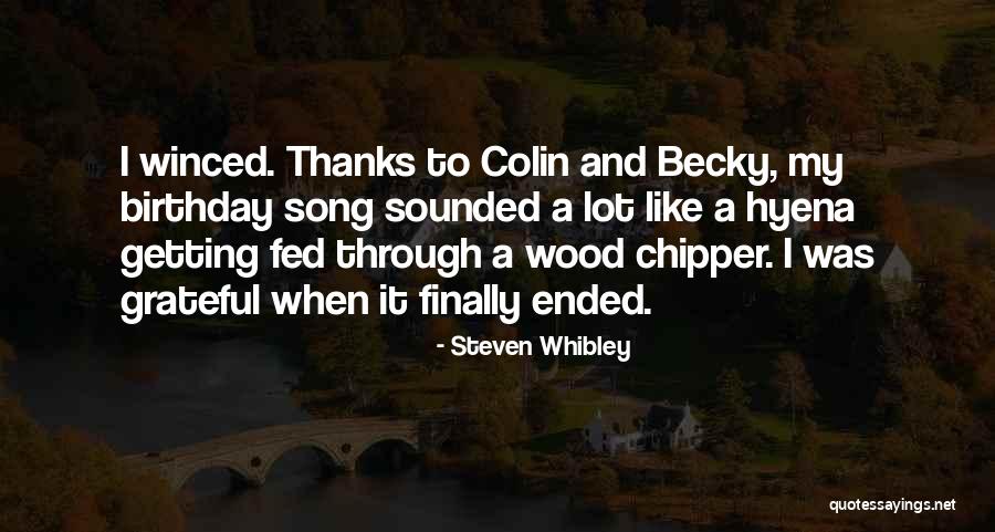 Tsao Ko Quotes By Steven Whibley Tsao Ko Quotes By Steven Whibley