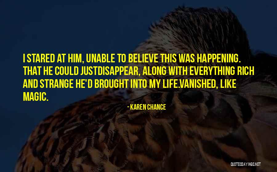 Tshimanga Kalala Quotes By Karen Chance Tshimanga Kalala Quotes By Karen Chance