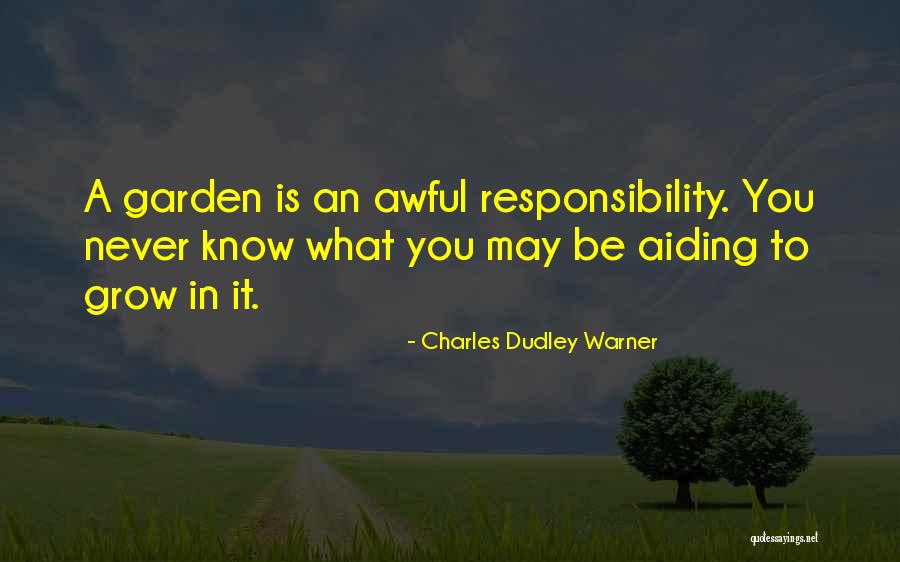 Tsolmon Amgaa Quotes By Charles Dudley Warner Tsolmon Amgaa Quotes By Charles Dudley Warner