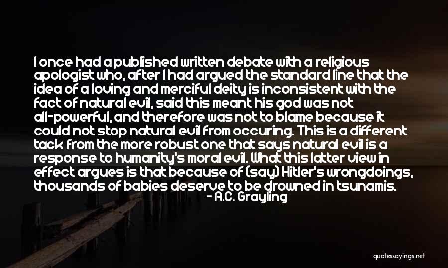 Tsunamis Quotes By A.C. Grayling Tsunamis Quotes By A.C. Grayling